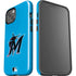 MLB Miami Marlins Solid Distressed iPhone 15 Impact Case